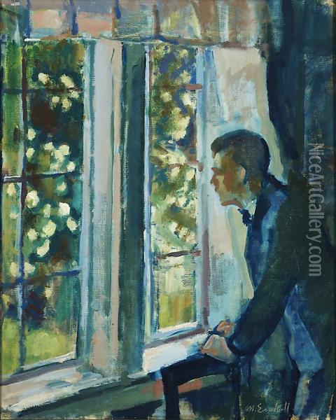 Ikkunan Aaressa Oil Painting - Magnus Enckell