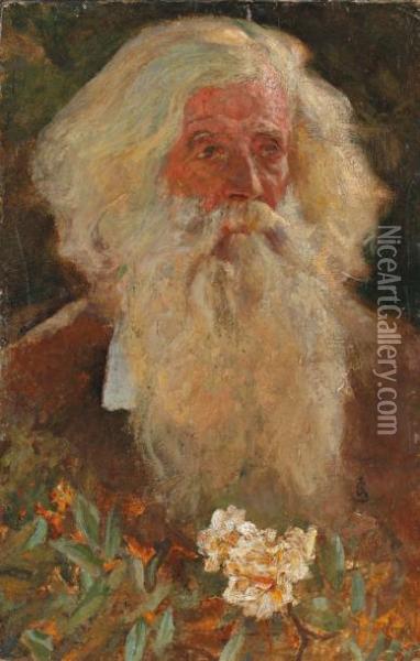 Portrait D'homme Oil Painting - Jan Styka