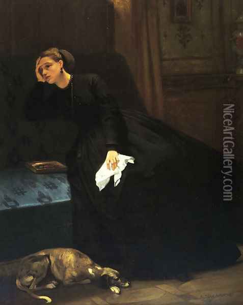 The Lost Love Oil Painting - Auguste Toulmouche