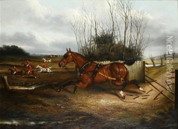 The Runaway Oil Painting - James Clark
