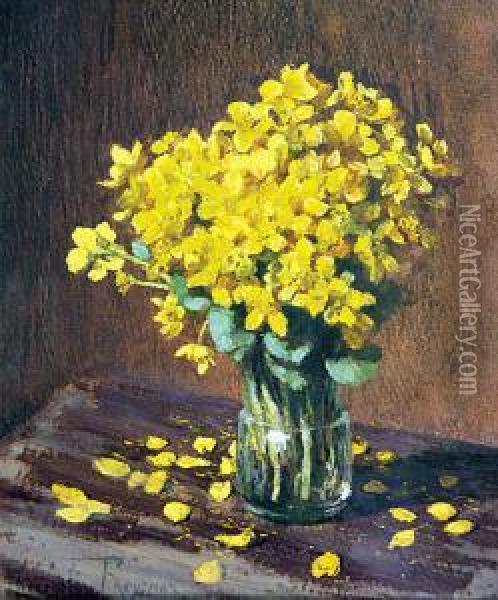 Kwiaty W Wazonie Oil Painting - Mieczyslaw Reyzner