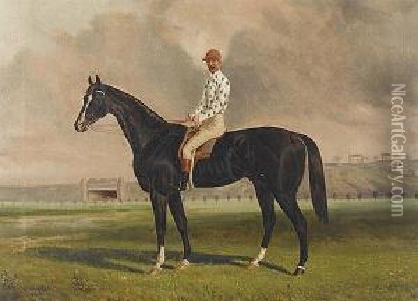 Blue Mountain, Owner, Trainer,jockey, James Scobie Oil Painting - Frederick, Woodhouse Snr.