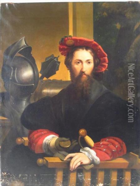 Portrait Of Galeazzo Sanvitale Oil Painting - Girolamo Francesco Maria Mazzola (Parmigianino)
