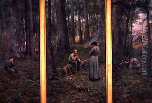 The Pioneers 1904 Oil Painting - Frederick McCubbin
