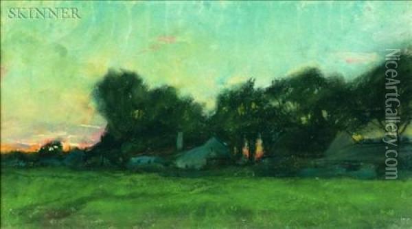 Return To Sunrise Oil Painting - Joseph Frank Currier