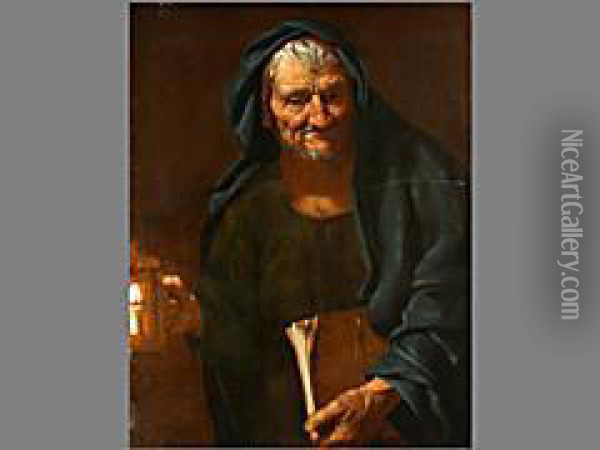 Diogenes Mit Der Laterne Oil Painting - Pietro Bellotti