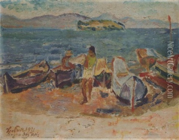 Fischerboote Bei Angra Dos Reis Oil Painting - Leo Putz