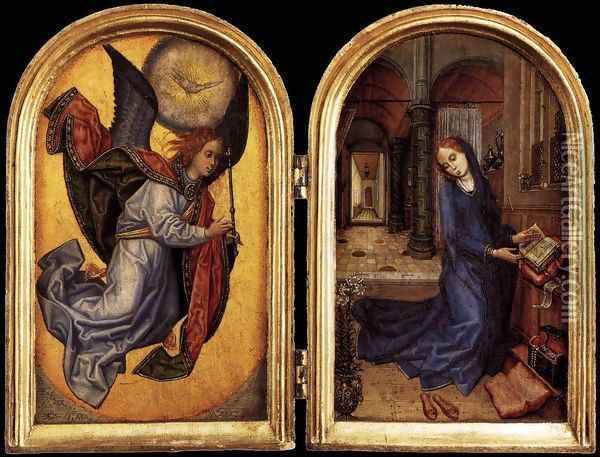 The Annunciation Oil Painting - Flemish Unknown Masters
