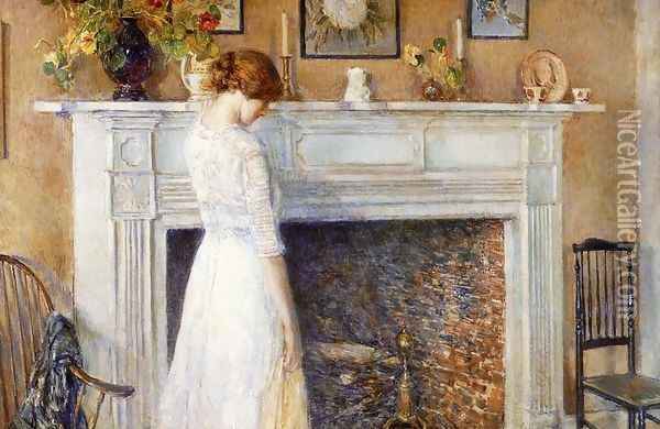 In the Old House Oil Painting - Frederick Childe Hassam