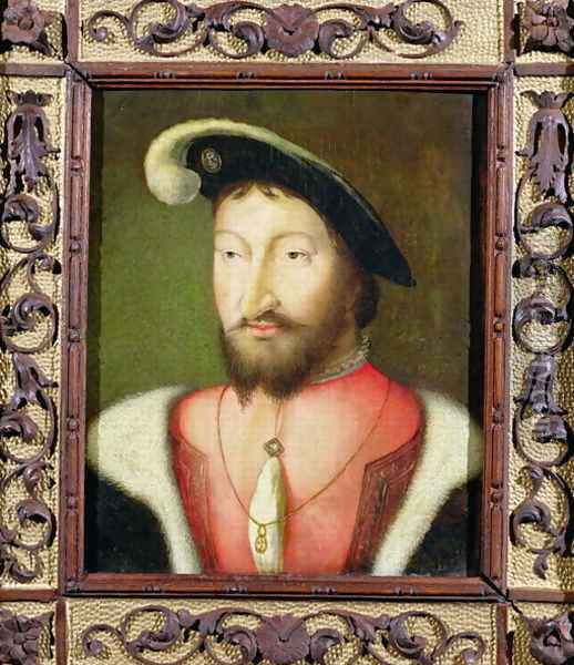 Francis I Oil Painting - Joos Van Cleve