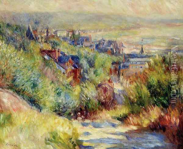 The Hills Of Trouville Oil Painting - Pierre Auguste Renoir
