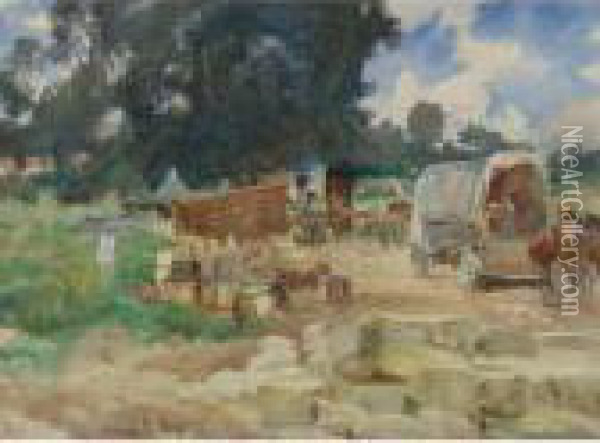 Berles-au-bois, France Oil Painting - John Singer Sargent