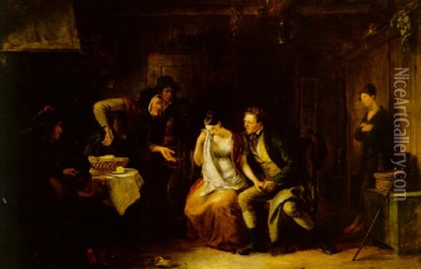 The Spae Wife Oil Painting - Alexander Fraser the Elder