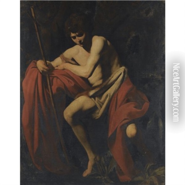 Saint John The Baptist Oil Painting -  Caravaggio