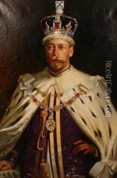 A Portrait Of The Tsar Oil Painting - Isaac Snowman