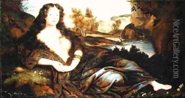 Louise de Kerouaille 1649-1734 Duchess of Portsmouth Oil Painting - Henri Gascard