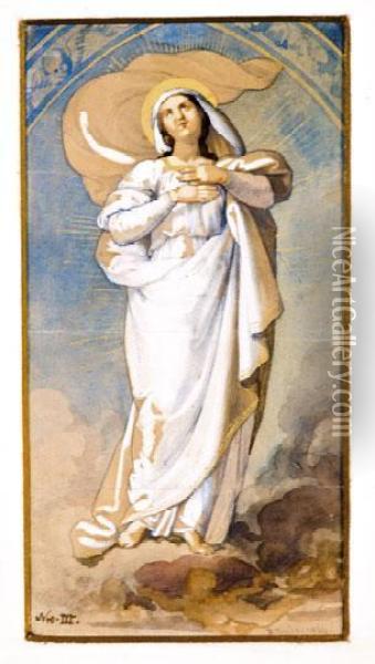 Maria Immaculata Oil Painting - Bonaventura Leon Emler