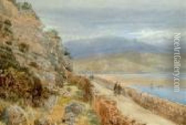 The Mawddach Estuary Oil Painting - David Cox