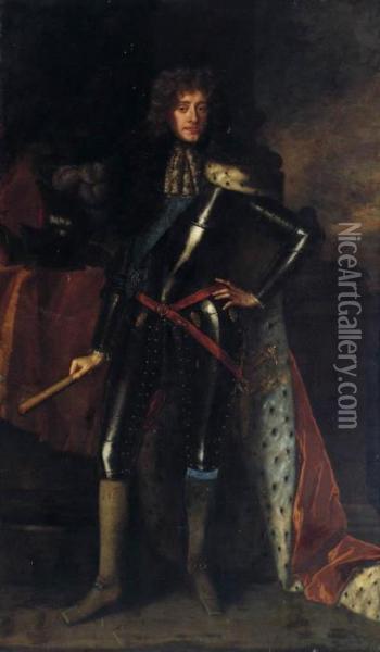 Portrait Of James, Duke Of York, Later King James Ii Oil Painting - Sir Peter Lely