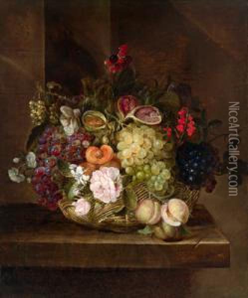 Rose Oil Painting - Jasper van der Lanen