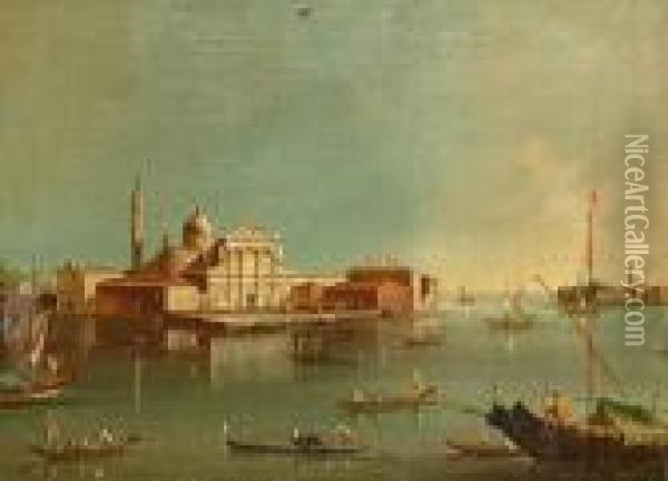 San Giorgio Maggiore. Oil Painting - Francesco Guardi