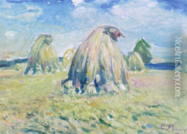 Kuhilaita Oil Painting - Elias Muukka