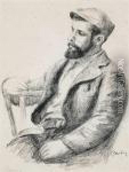 Louis Valtat (from L'album Des Douze Lithographies Originales) Oil Painting - Pierre Auguste Renoir