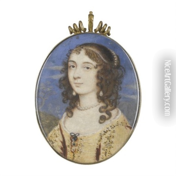 Portrait Of Elizabeth May Oil Painting - Mathew Snelling