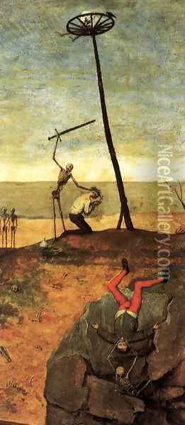 The Triumph of Death (detail) 6 Oil Painting - Pieter the Elder Bruegel