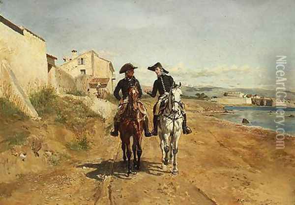General Oil Painting - Jean-Louis-Ernest Meissonier