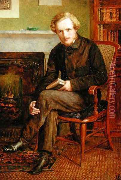 Portrait of William Watson (1838-78) 1861 Oil Painting - James Dawson Watson