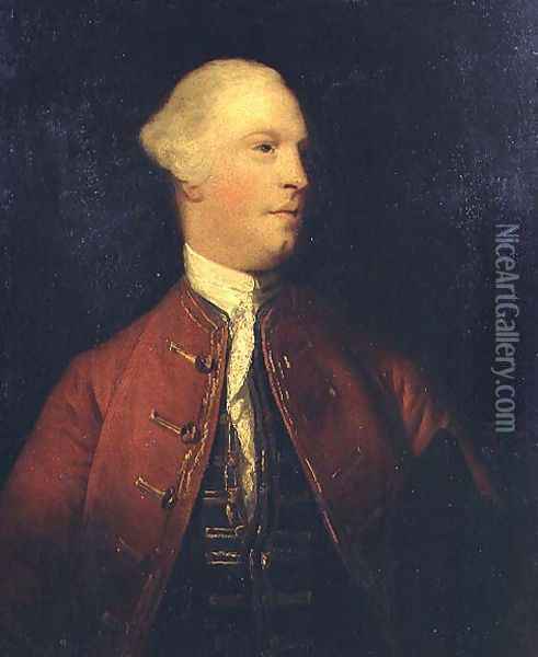 Portrait of General James Cholmondeley, c.1759-61 Oil Painting - Sir Joshua Reynolds