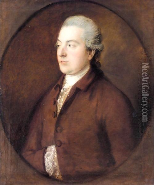 Portrait Of Francis Bennett Of Cadbury Court (1712-1790) Oil Painting - Thomas Gainsborough
