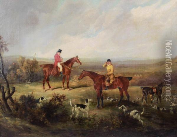 After The Hunt Oil Painting - Samuel John Egbert Jones