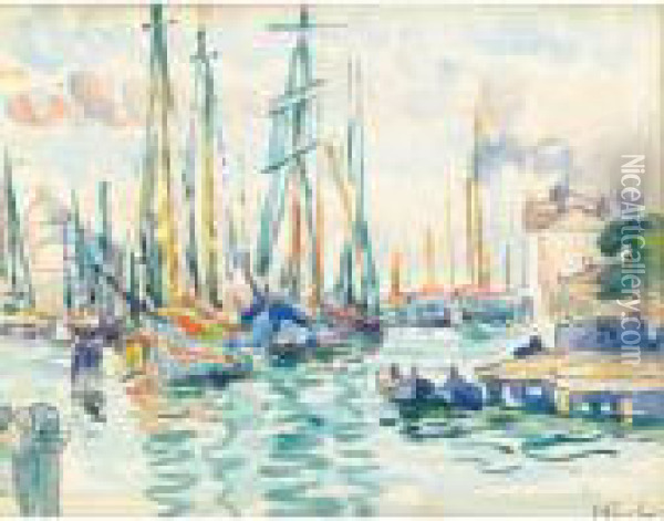 Venise Oil Painting - Henri Edmond Cross