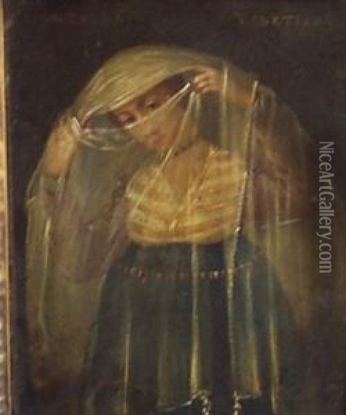 Donatella Venetiana Oil Painting - Charles Appleby