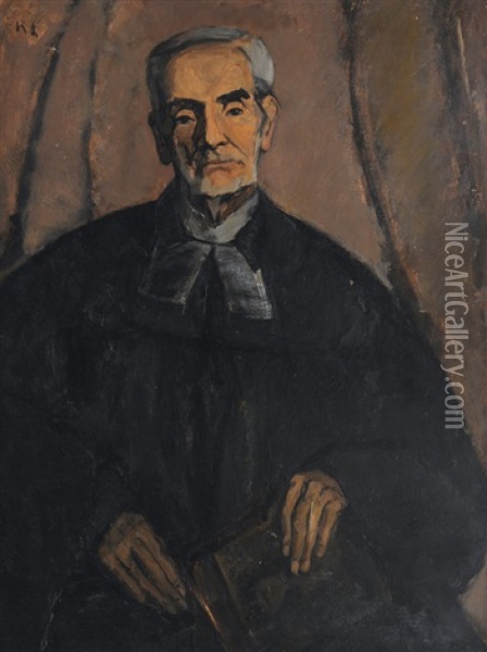 Portrait Of A Gentleman Oil Painting - Kurt Lowengard