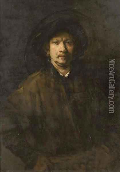 Portrait of the artist 2 Oil Painting - Rembrandt Van Rijn