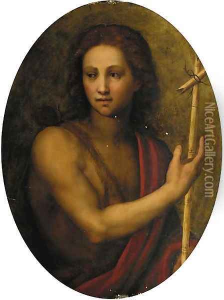 Saint John the Baptist Oil Painting - Andrea Del Sarto