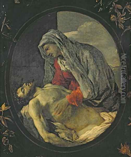 Pieta Oil Painting - Nicolas Poussin