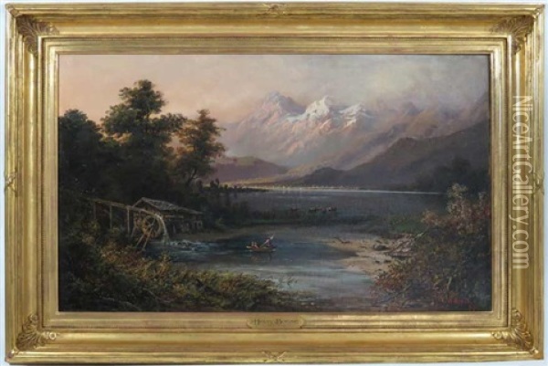 Mountain View (cherry Valley, Ny) Oil Painting - Henry Boese