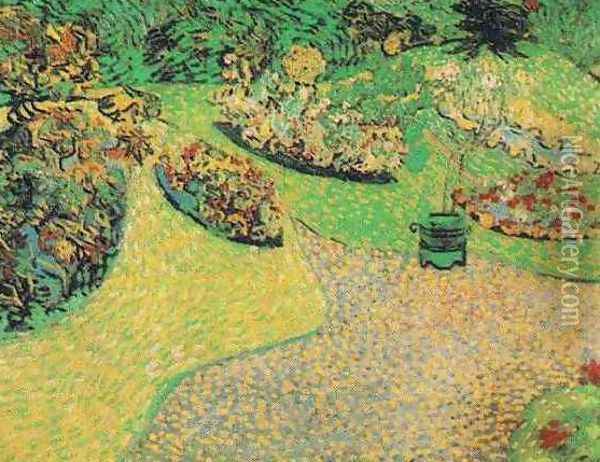 Garden In Auvers Oil Painting - Vincent Van Gogh