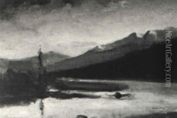 Van Horne Range, Canadian Rockies Oil Painting - John A. Hammond