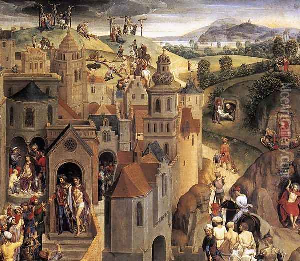 Scenes from the Passion of Christ (detail-4) 1470-71 Oil Painting - Hans Memling