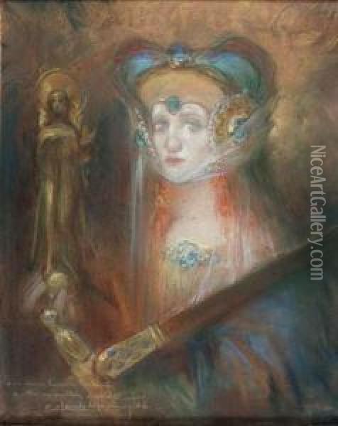 Princesse Jeanne Oil Painting - Marcel, Marceli Slodki