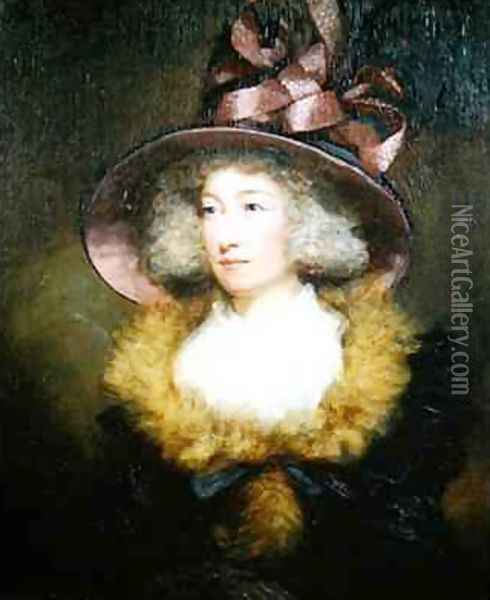 Portrait of Marie Dolignon 1789 Oil Painting - James Northcote