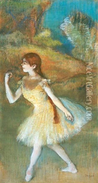 Danseuse 5 Oil Painting - Edgar Degas