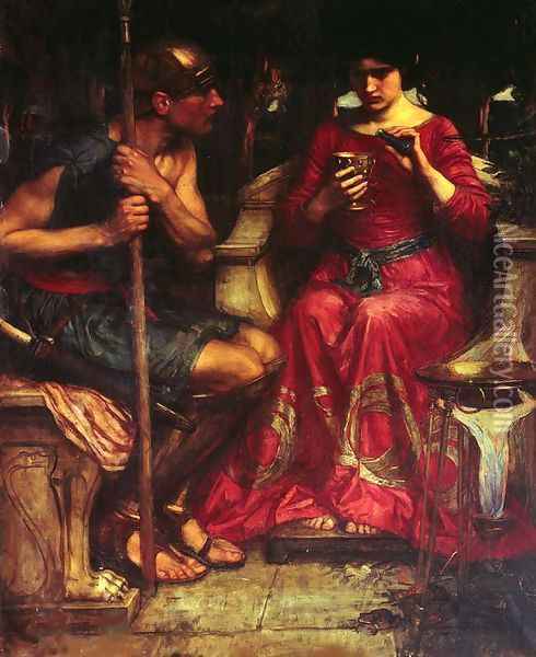 Jason and Medea (1907 Oil Painting - John William Waterhouse