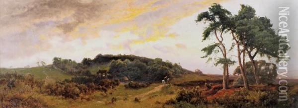 Samotny Podroznik Oil Painting - Edward Henry Holder