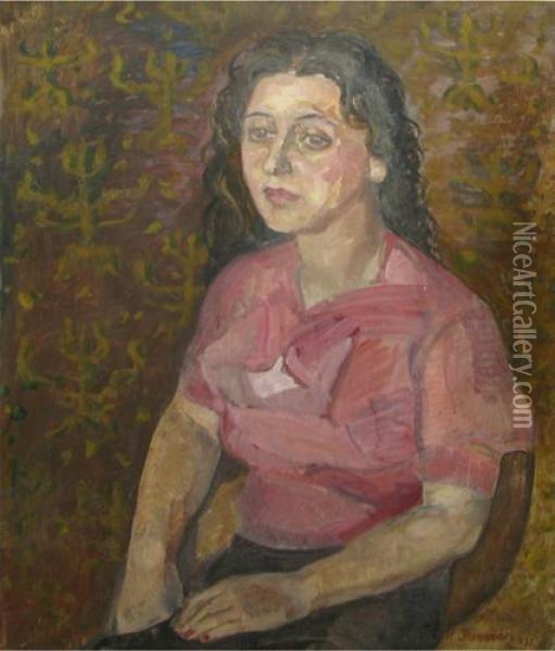 Tnaracu Bluza Roz Oil Painting - Margareta Grossman
